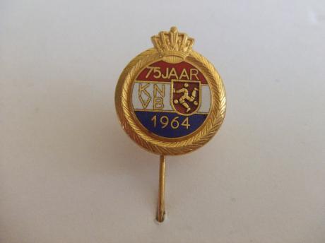 voetbalspeld 75 jaar KNVB 1964